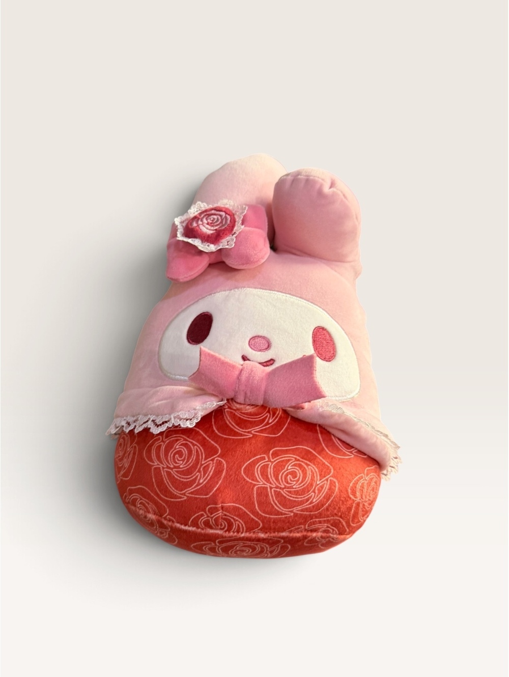 NWT Squishmallows Sanrio My Melody Rose Floral Lace 8” Plush 2026 SQSN01143